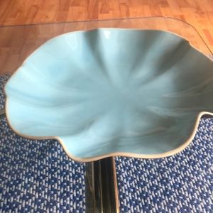 Beautiful Glass sea teal bowl